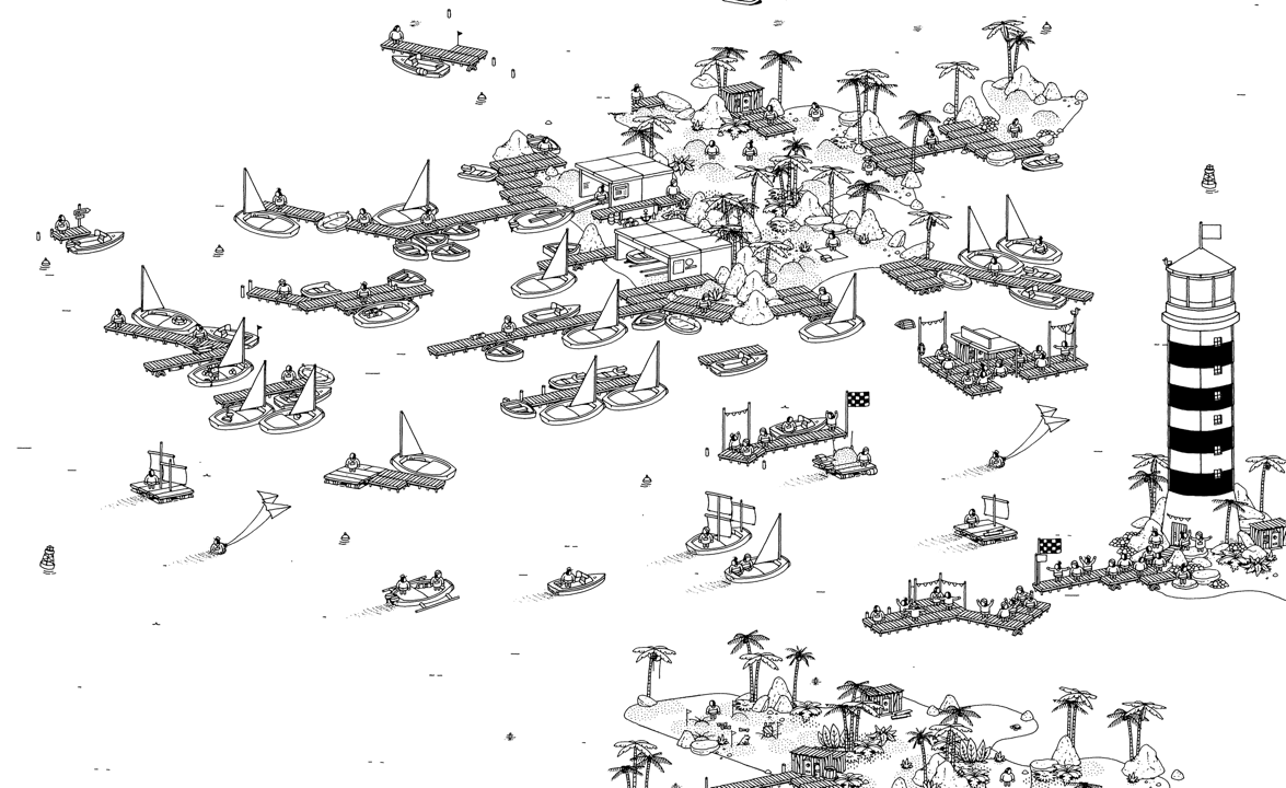 Hidden Folks — the no-timer hand-drawn search-and-find with the rare "Data Not Collected" privacy row screenshot 1